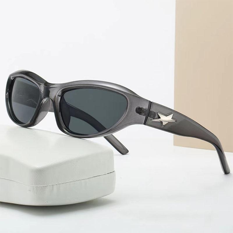 New Y2K Fashion Sunglasses Women's  Designers Decorate Stars Sun Glasses Men's Outdoor Sports Eyewear UV400 Gafas De Sol