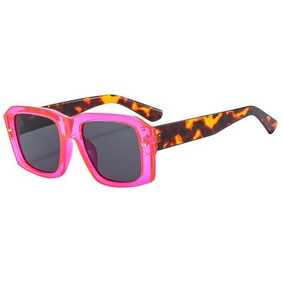 Occhiali da Sole Quadrati Colorati Donna Uomo Blu Occhiali da Viaggio Viola Donna Marca Verde Uomo Retrò Designer Lusso Uv400