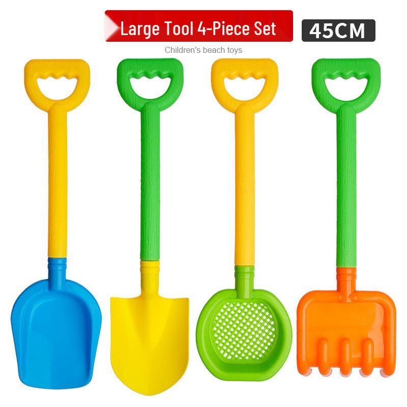Beach Toy Shovel Set: Small, Medium, Large Shovels with Iron Handles