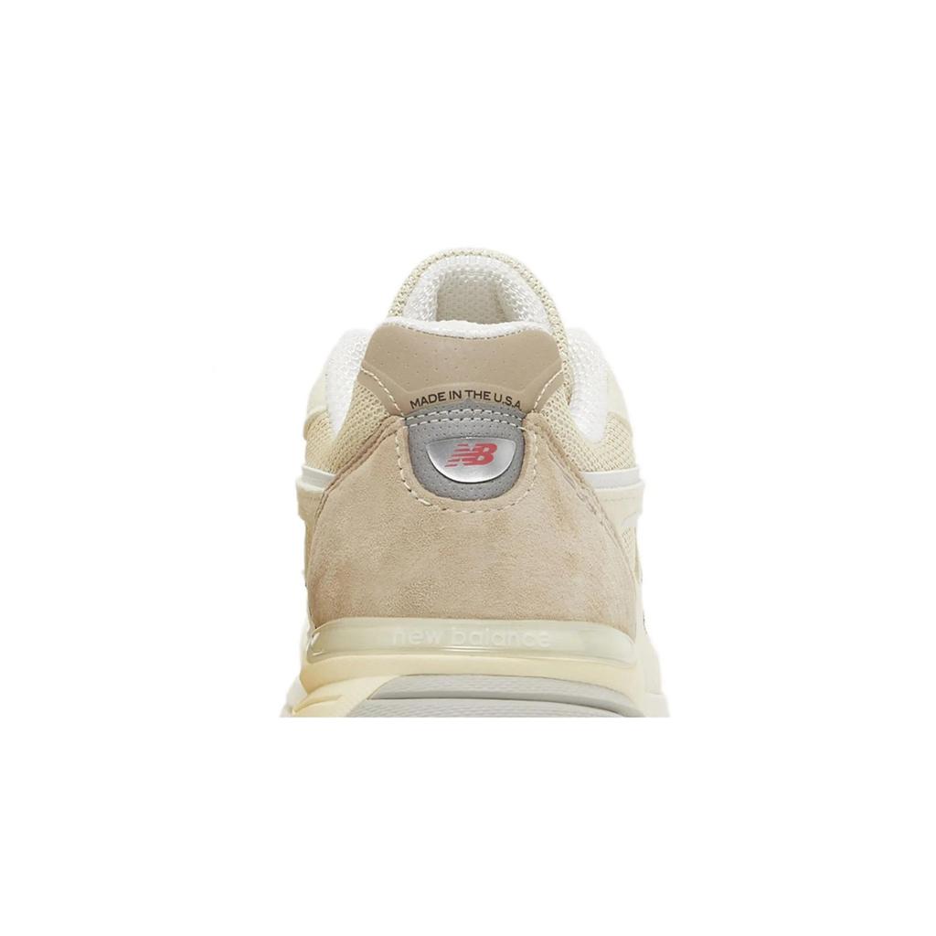 New Balance 990v4 Made in USA 'Limestone' (Unisex) Limestone / White Running Shoes U990TE4