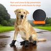 4PCS Dog Boot Water Resistant Antiskid Paws Protecting Comfortable For Big Dogs Various Weather Walking Hiking