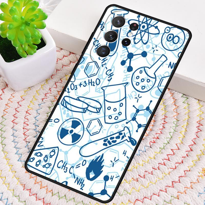 Chemistry Mathematics Phone Case for Samsung Galaxy note 10 pro S26 Ultra S23 S24 FE S25 S21 S22 PLUS shockproof Cove