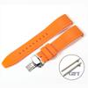 20mm 22mm TPU Silicone Watch Strap for Rolex Rubber Watch Band for Seiko Quick Release Silicone Diving Bracelet Butterfly Clasp