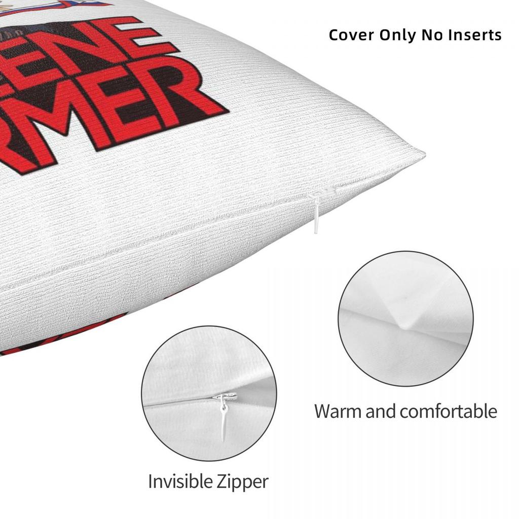 Mylene Farmer Jeanne Gautier Fashion Singer Square Pillowcase Cushion Cover Pillow Case Throw Pillow Cover for Home Bedroom Car