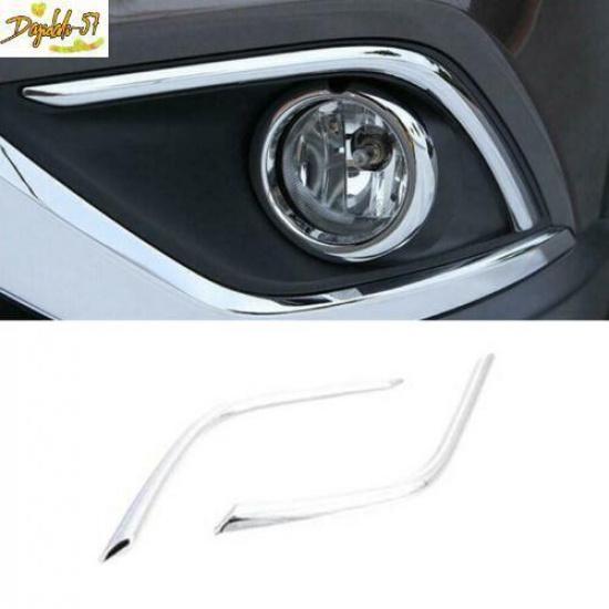 Front Fog Lamp Light Eyebrow Cover Trim For Mitsubishi Outlander - 2X