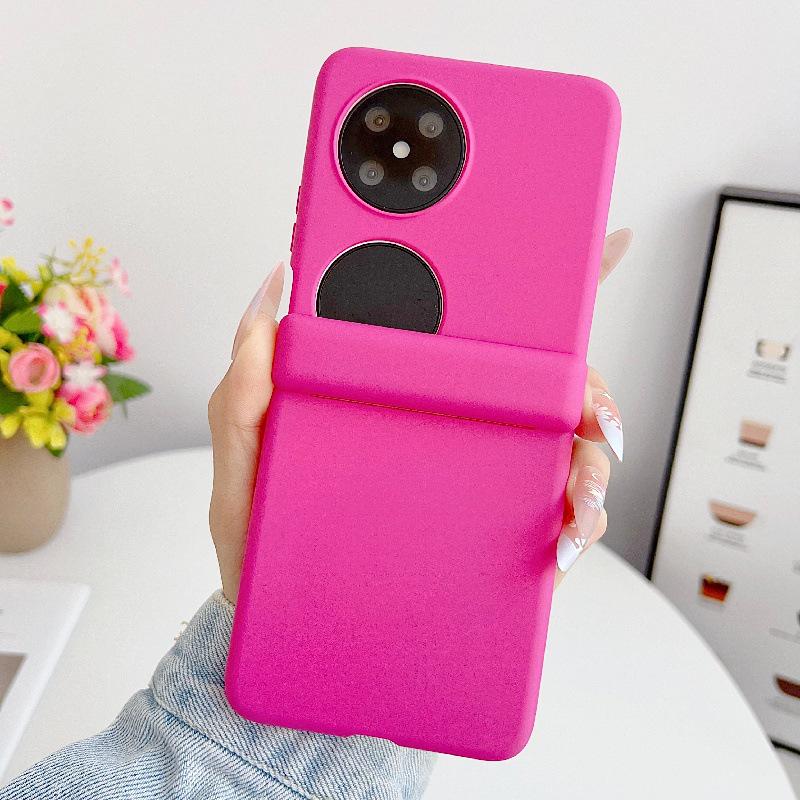 Magnetische effen kleur Huawei Pocket2 hoes - Valbestendig, Opvouwbaar, Scherm & PC Harde beschermhoes
