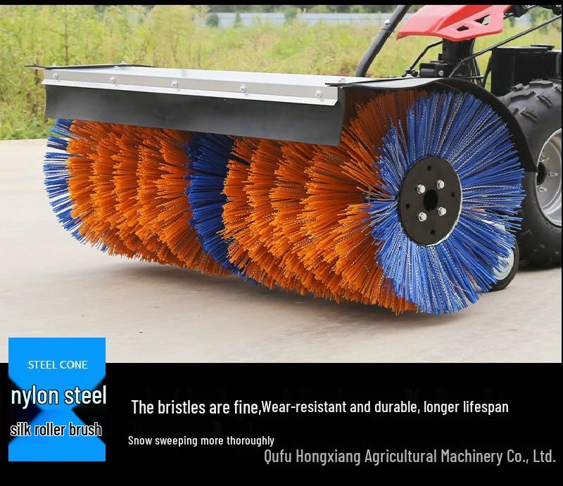 High Horsepower Hand-Push Gasoline Snowblower with Lights