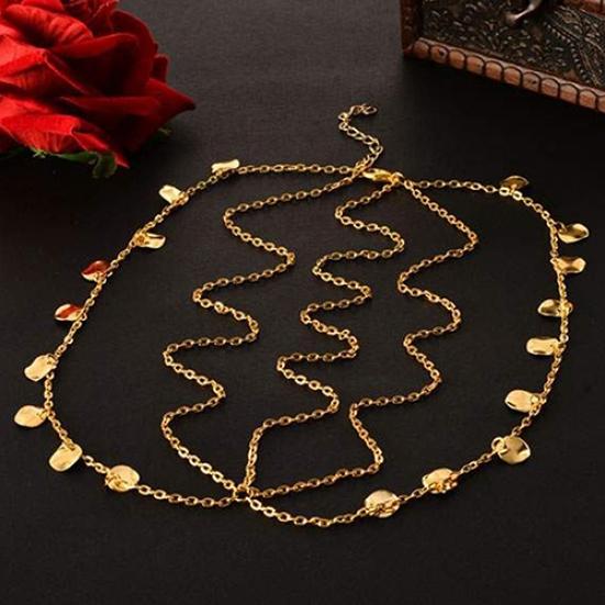 Women's Bohemian Circle Sequin Decor Multi-Layer Head Chain Head Piece Jewelry