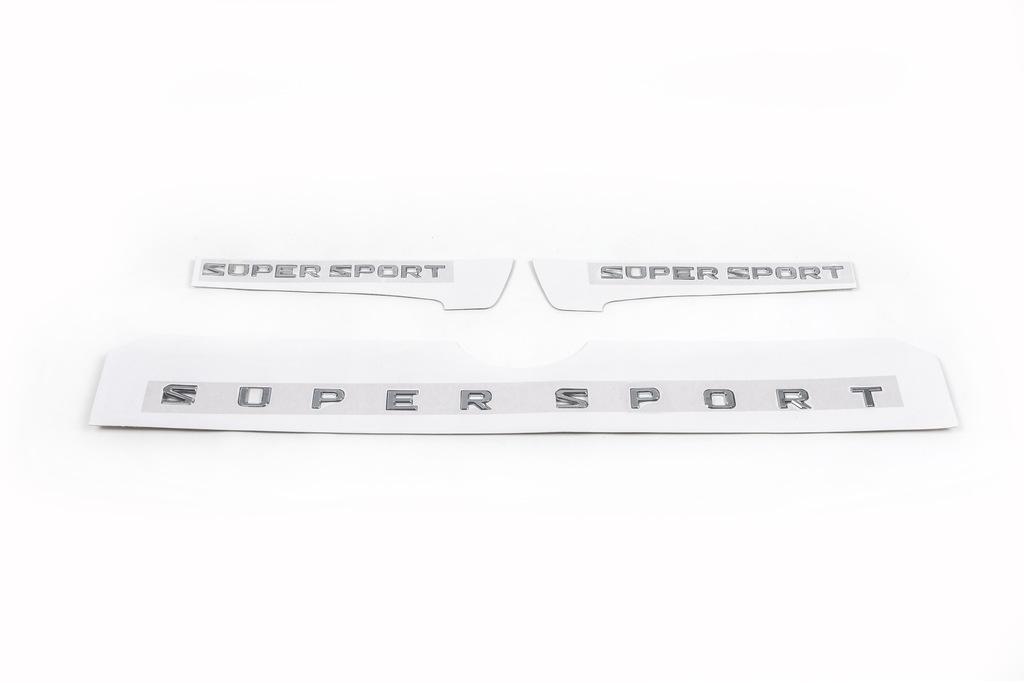 Комплект шильдиков Supersport (3 шт)