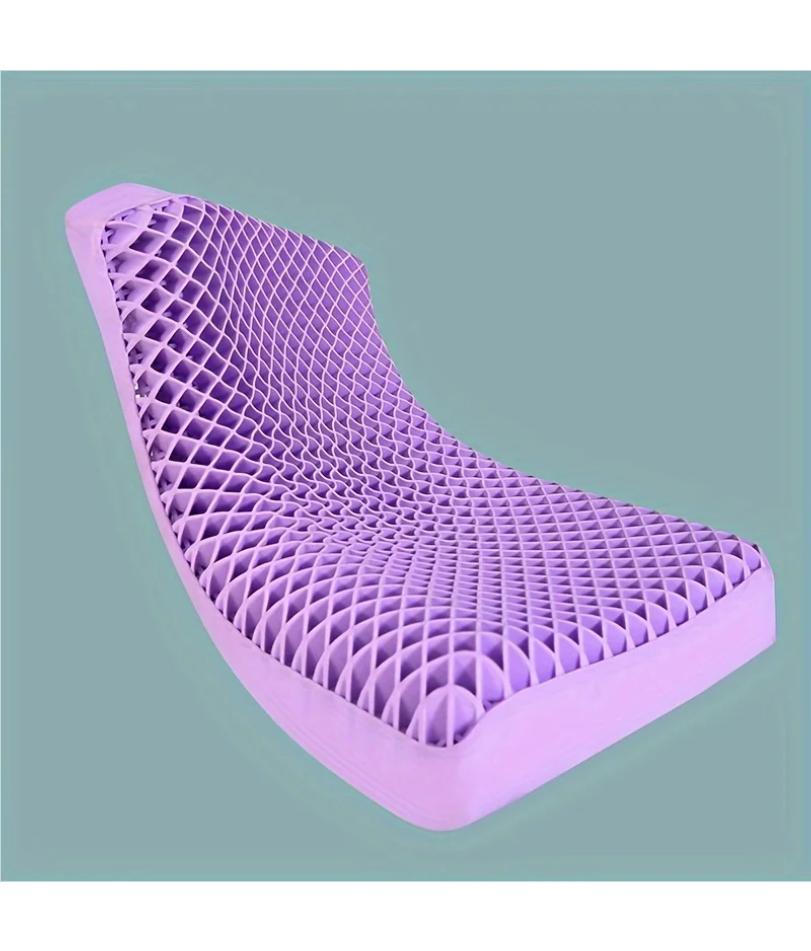 Almohada de Pectina Capa de Aire Transpirable Almohada TPE Lavable con Agua, Almohada Cervical para el Cuello de Presión Cero Látex Almohada Individual para Adultos