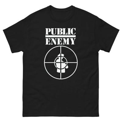 Public.Enemy Hip Hop Target Logo Vintage Rap Streetwear Graphic T-Shirt