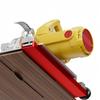 Circular Saw Guide Rail Adjustable Width Aluminum Alloy Circular Saw Rail Tool Two-Way Buckle Locking Clamp for Woodworking