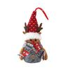 Christmas Gnome Hanging Ornaments with Lights Handmade Snowman Gnome Figurine Hanging Home Decorations for Shelf Table Fireplace Christmas Tree