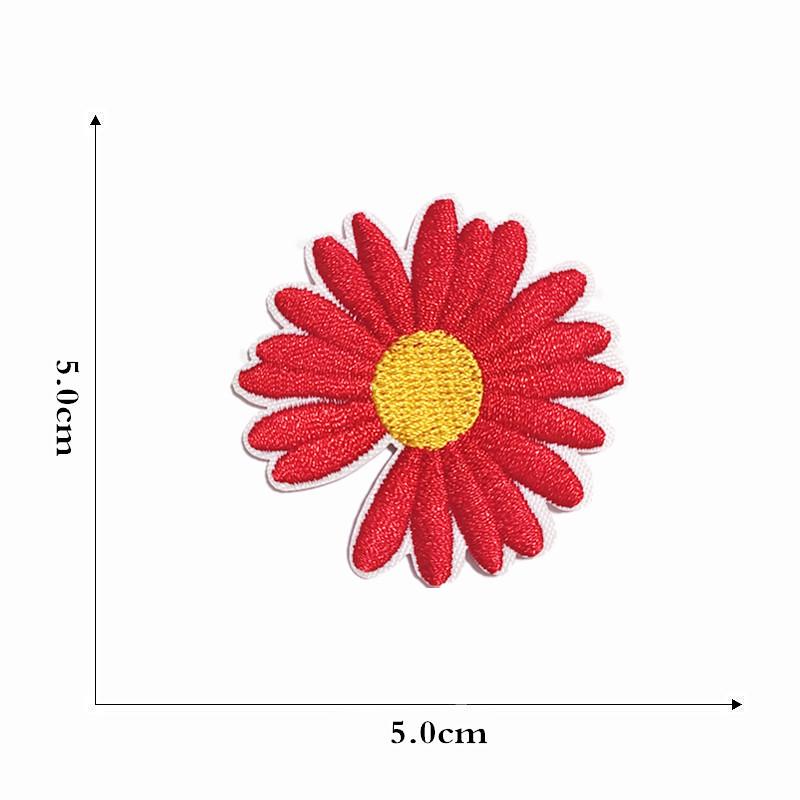 Cartoon Daisy Stickerei Stoff Patch DIY Zubehör Handbuch