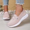 Spring Autumn Ladies Flat Shoes Breathable Mesh Slip-On Casual Sneakers Comfortable Women's Footwear Flat Footwear