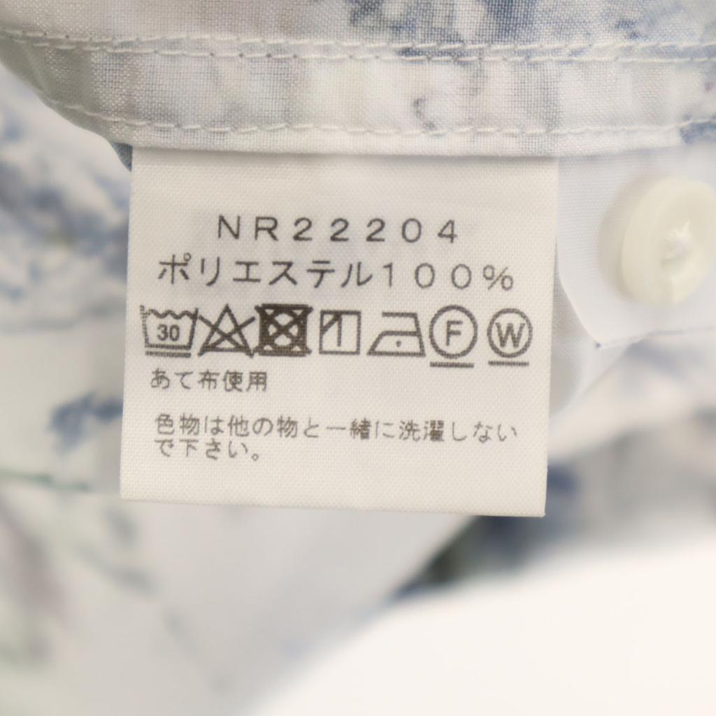 The North Face Overall Handle Short Sleeve Shirt WM White Outdoor NR22204 Women Used