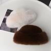 Fashion Headwear Fluffy Fur Winter Hat Solid Color Fisherman Hat Cold Windproof Thicken Panama Cap Chrismas Gifts