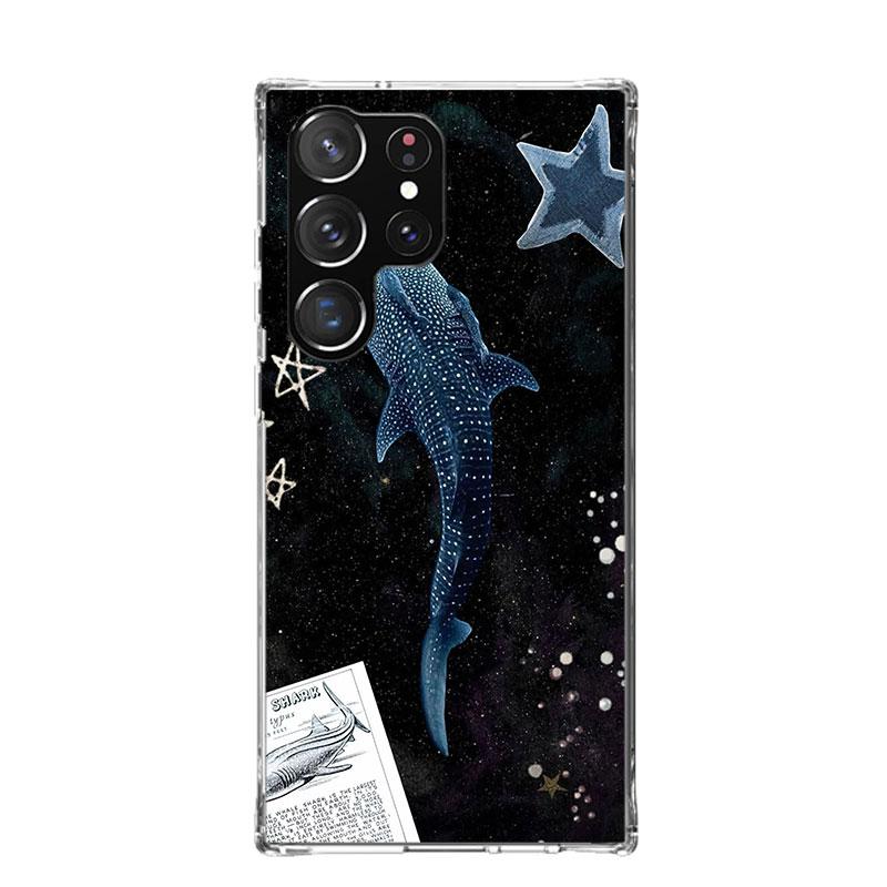 Ocean Whale Shark Phone Case For Samsung Galaxy S26 S25 Edge S24 S23 FE S22 Ultra S21 Plus S20 + Fundas Cover Coque Galaxy S25 S