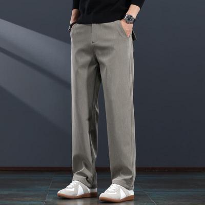 Jie Leinong Men's Casual Straight-Leg Sports Pants