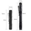 D5 4 PCS Super Small Mini LED Flashlight Torch Handheld edc Pen Light Linterna Pocket Torch for Camping Fishing Lantern Lights