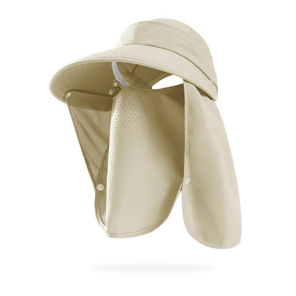 

Gobygo Защита от солнца Летняя шляпа от солнца Сотовая дышащая Шляпа с широкими полями для рыбалки на открытом воздухе Съемная шляпа рыбака Мужская Женская