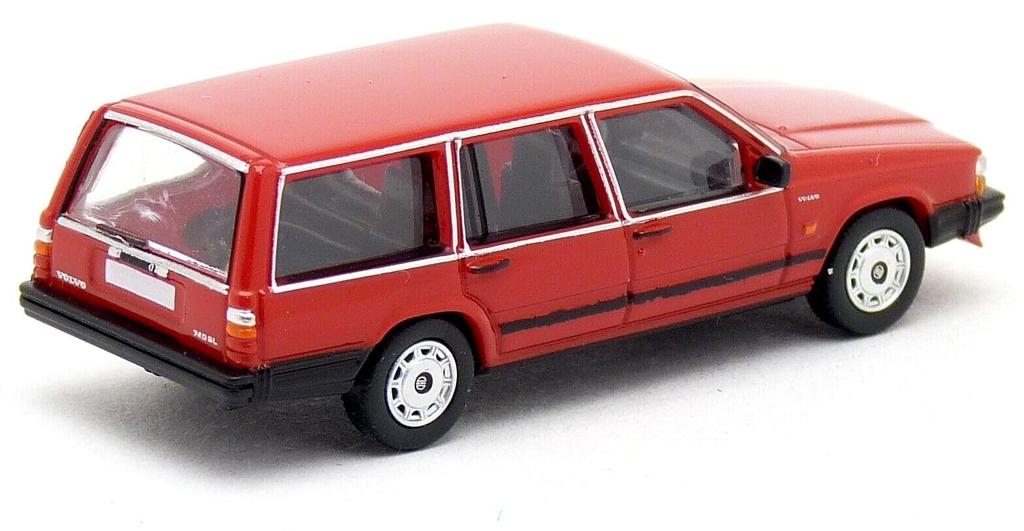 PCX87 Scale HO Scale Red 1985 Volvo 740 Station Wagon Premium Classics Diecast Car 1/87