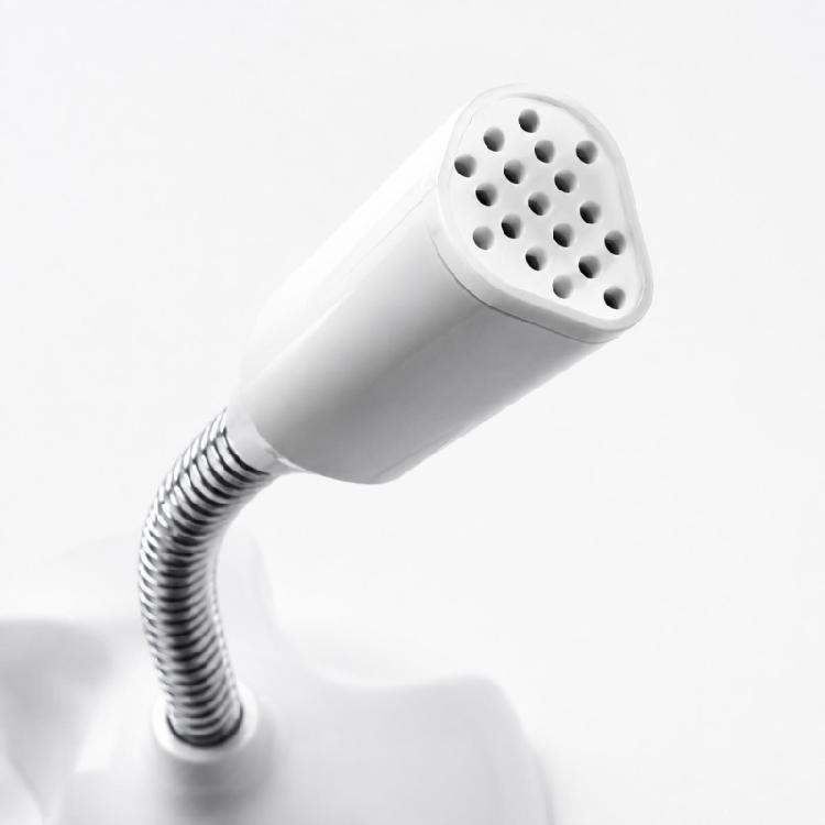 Driver-Frees Wire Microphones for Computer Voice Input, with Flexible Gooseneck and Weighted Base for Gaming and Karaoke