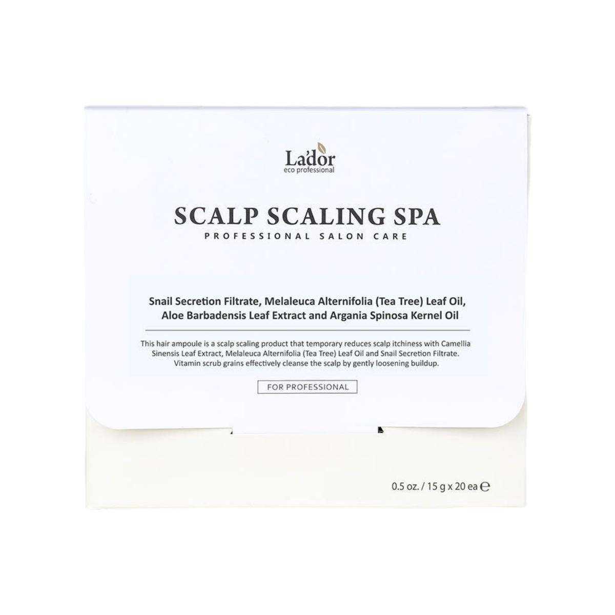 LA DOR Scalp Scaling Spa Ampoule Exfoliating & Clarifying 15ml x 20