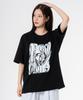 MOZMOZ Chaos Oversized Short Sleeve T-Shirt Black
