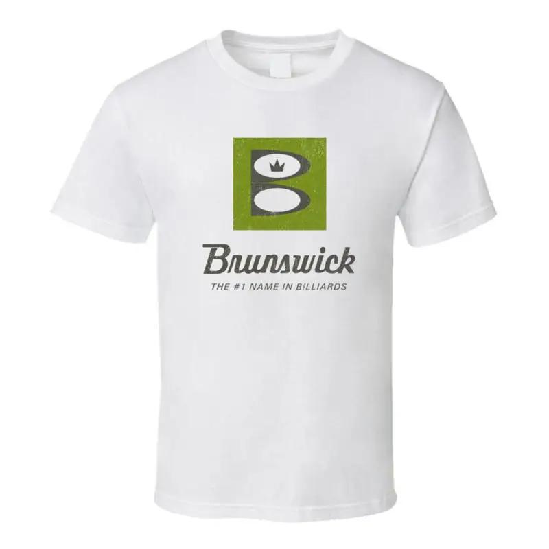 

Brunswick Billiards, T-shirt, Logo, Pool, Snooker, Retro, Mid-centurty Modern, P S разноцветный
