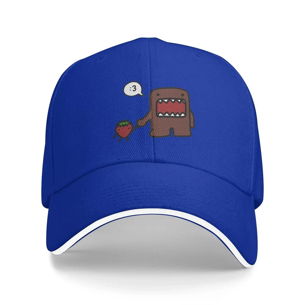 Summer Casual Baseball Cap Domo Kun Running Hippie Hip Hop Hats For Unisex Women Sun Visor  Fitted Retro Snapback Cap