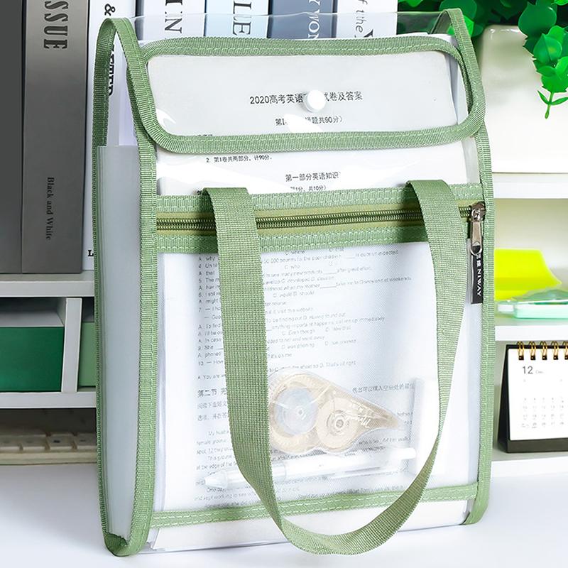Dokumentenaufbewahrungstasche Großes Fassungsvermögen 13 Schichten Transparente Aktentasche Erweiterbar Verdickt Datenaufbewahrungstasche