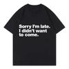 Letter Printed Inspirational Shirt Funny T Shirts Unisex Unisex TShirt Round Neck Short Sleeve Trendy Tee Shirt Stylish Tops
