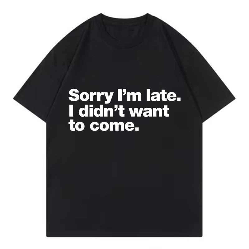Letter Printed Inspirational Shirt Funny T Shirts Unisex Unisex TShirt Round Neck Short Sleeve Trendy Tee Shirt Stylish Tops