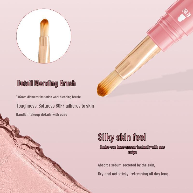 Natural Lift & Highlight Dual-Ended Eyebag Pencil: Easy Color, Brightening, Waterproof & Sweatproof