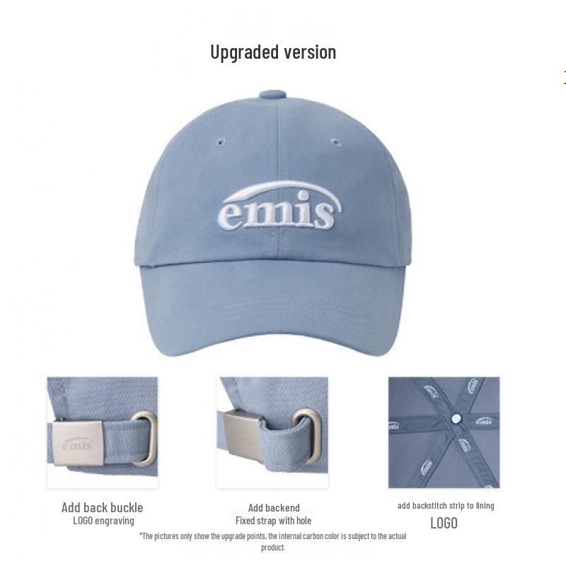 

Korean Women s Duckbill Summer Baseball Cap - Soft, Solid Navy Blue Version GAO + Complete Set of Tags