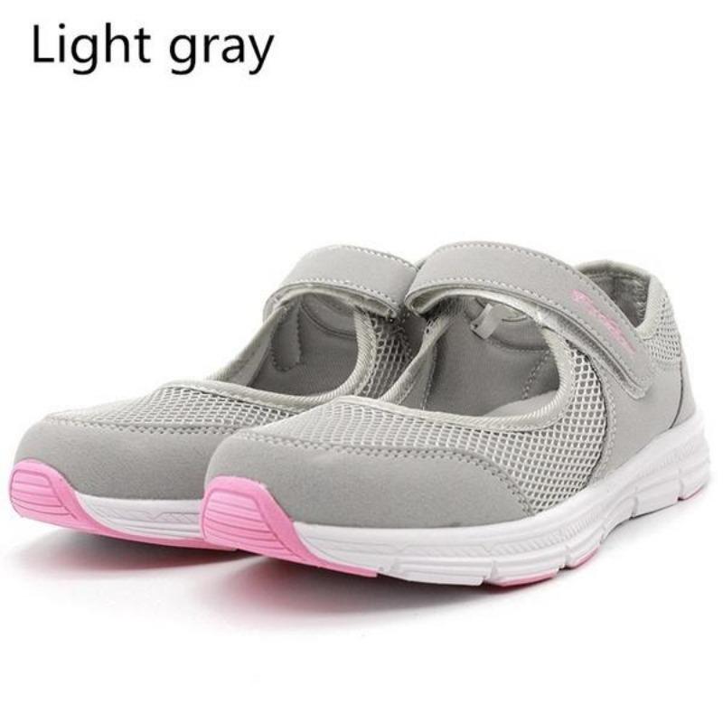 Spring Summer Women Casual Sneakers Mesh Breathable Shoes Comfortable Running Shoes Fitness Shoes Walking  (Size 35~42)