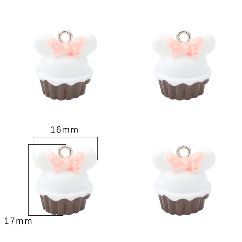 DIY pryskyřičné šperky a doplňky: Přívěsky Žlutá kachnička, Včelka, Růžový medvídek, Kobliha, Dinosaurus, Vejce, Lízátko.