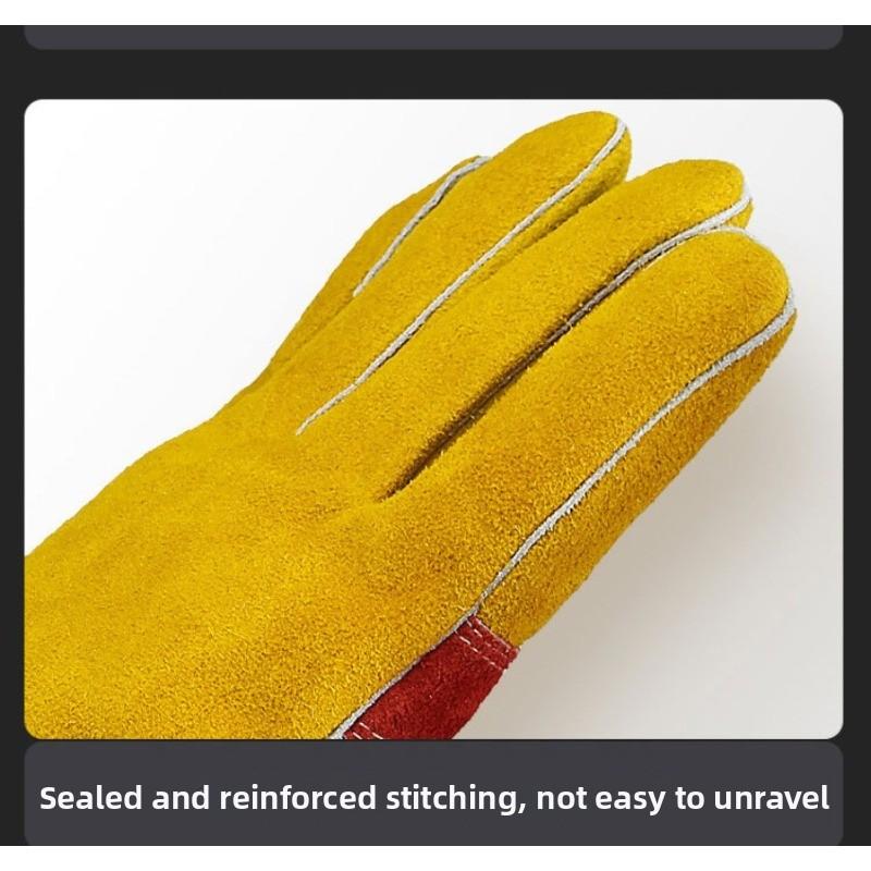Cowhide welding gloves 789 non-slipabrasion resistant heat-resistant high temperature handling machinery maintenance labor protection gloves