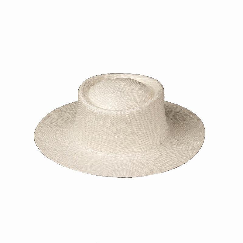 

2026 New Luxury Edition Summer Flat-Top Parisian Retro Sun Hat Black Straw Hat Luxury-brand Beach Dress Hat for Women Femme 55-59cm