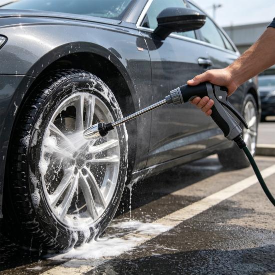 Yousheng Car Wash Water Sprayer with Integrated Foam Pot Design Large Water Output Pressurized Nozzle And Ergonomic Handle Water Shooter