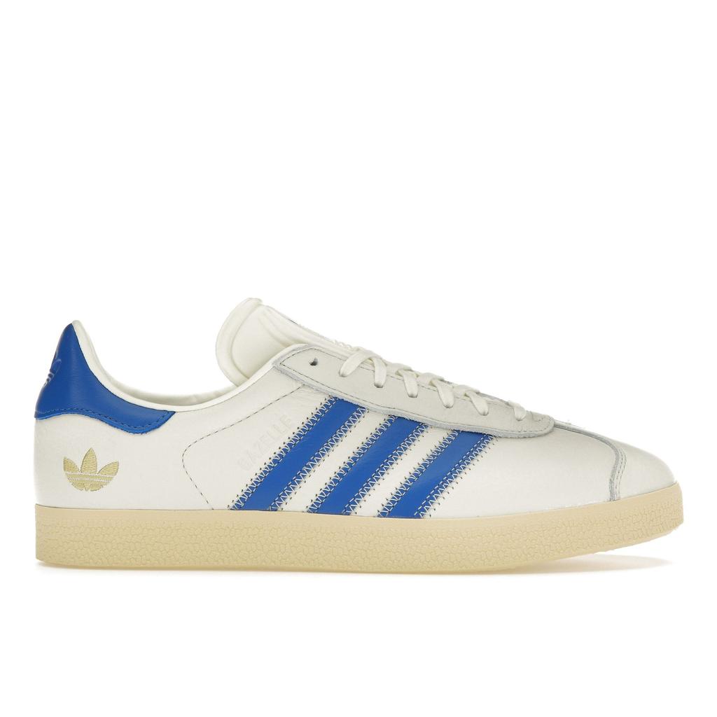 Adidas Gazelle Ivory Bluebird Sko Palass Eksklusiv Unisex Sneakers Krem Gull-Metallisk IF4599
