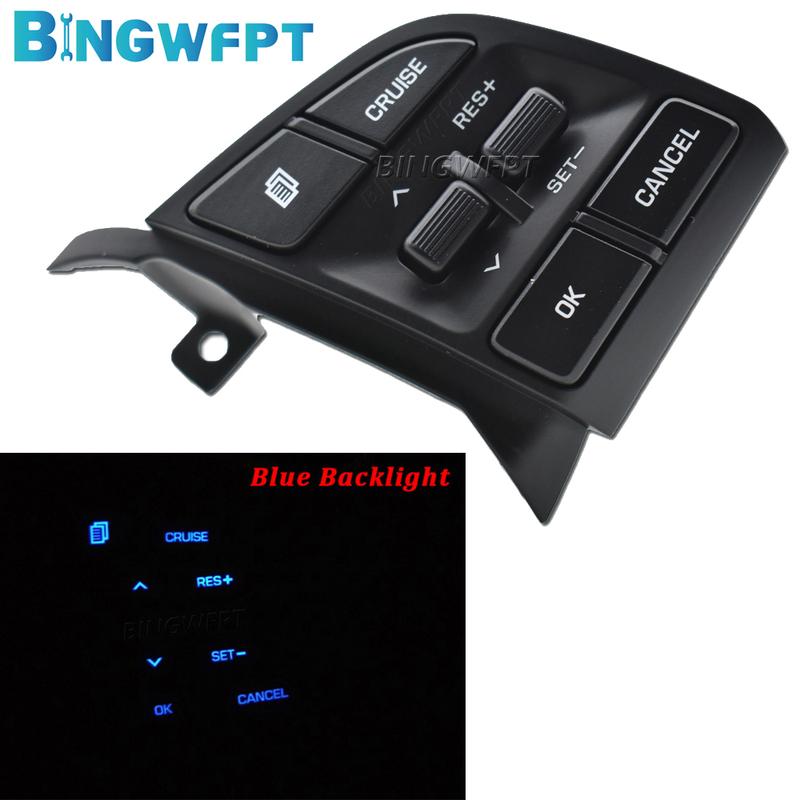 BINGWFPT For Hyundai Tucson IX35 2015-2019 1.6T/2.0 Steering Wheel Cruise Control Button Switch Button 96720D3200
