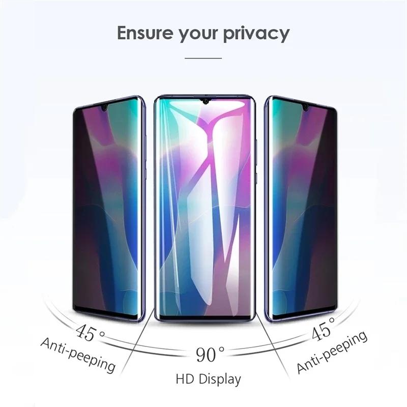 3 pçs protetor de tela para realme c51 c53 c55 v30t v30 11 pro + narzo n53 11 4g 10t 11 11x 5g privacidade filme hidrogel