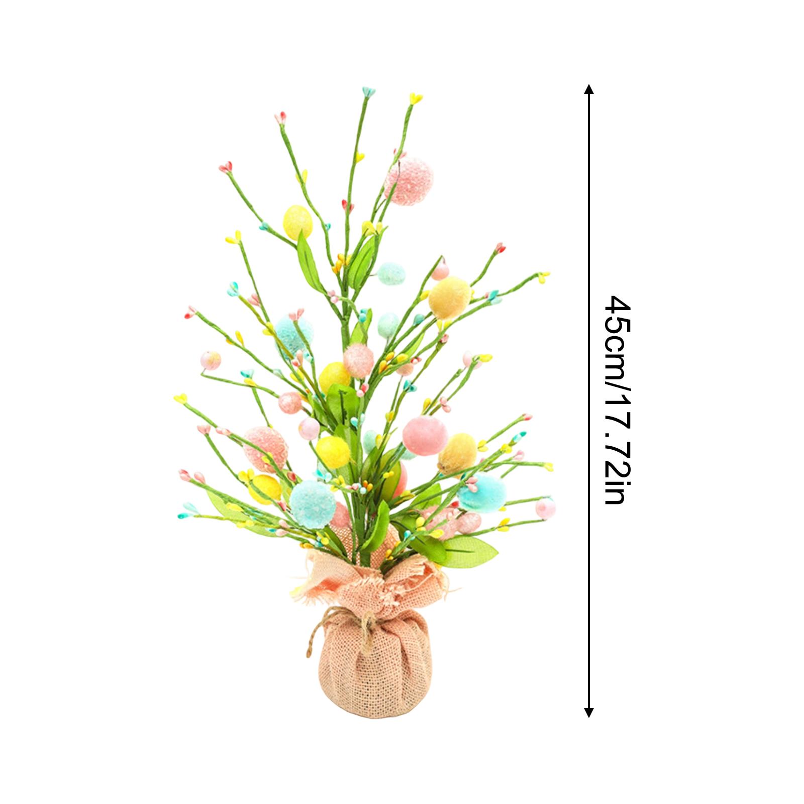 

Artificial Easter Bouquet Decorations Creative Artificial Easter Egg Flowers Home Party Hanging Ornaments & Door Decorations 1pc