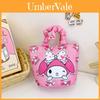 Sanrio Hello Kitty Oxford Fabric Kids School Bag With Durable Winnie The Pooh Pattern For Girls And Boys