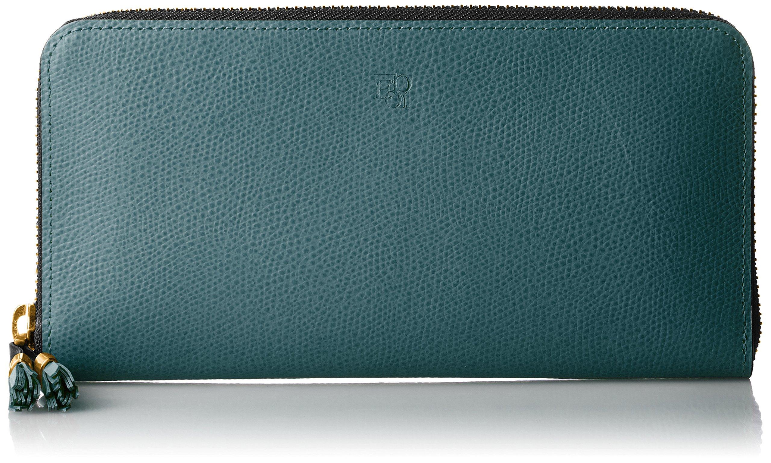

Round Zipper Long Wallet Shiki 40648 99 Peacock Blue [Epoi]