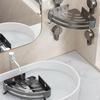 Bathroom Suction Cup Type Storage Rack Without Punching Tripod Rack Toilet  Wall Corner Wall Hanging Storage Shelf