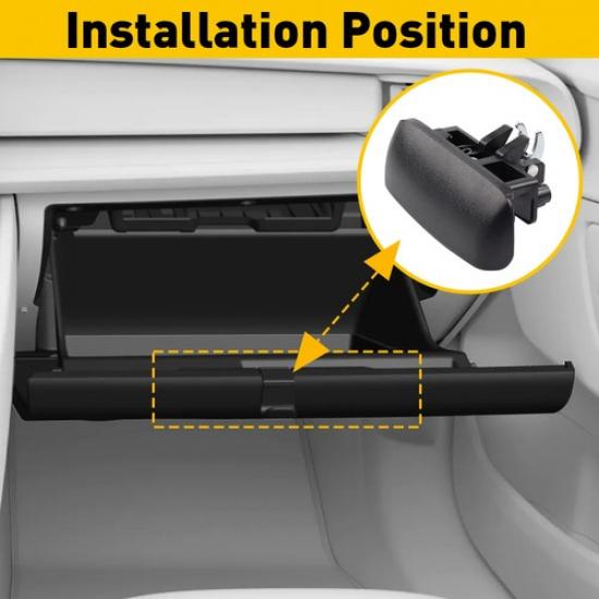 BLACK Glove Box Handle Latch Dodge Fit Durango Dakota 1997-2000 US Stock