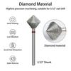 Nails Art Drill Bits Practical Diamonds Nails Drill Bits Nails Edges Trimming Tool Nails Art Griding Head Manicure Tool